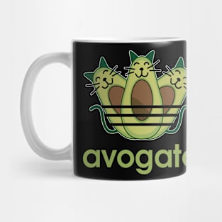 Avogato Cat Avocado Mug